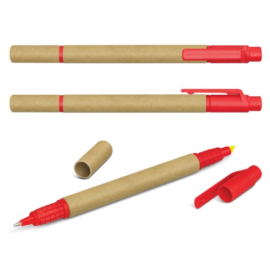 Eco Pen Highlighter natural Red
